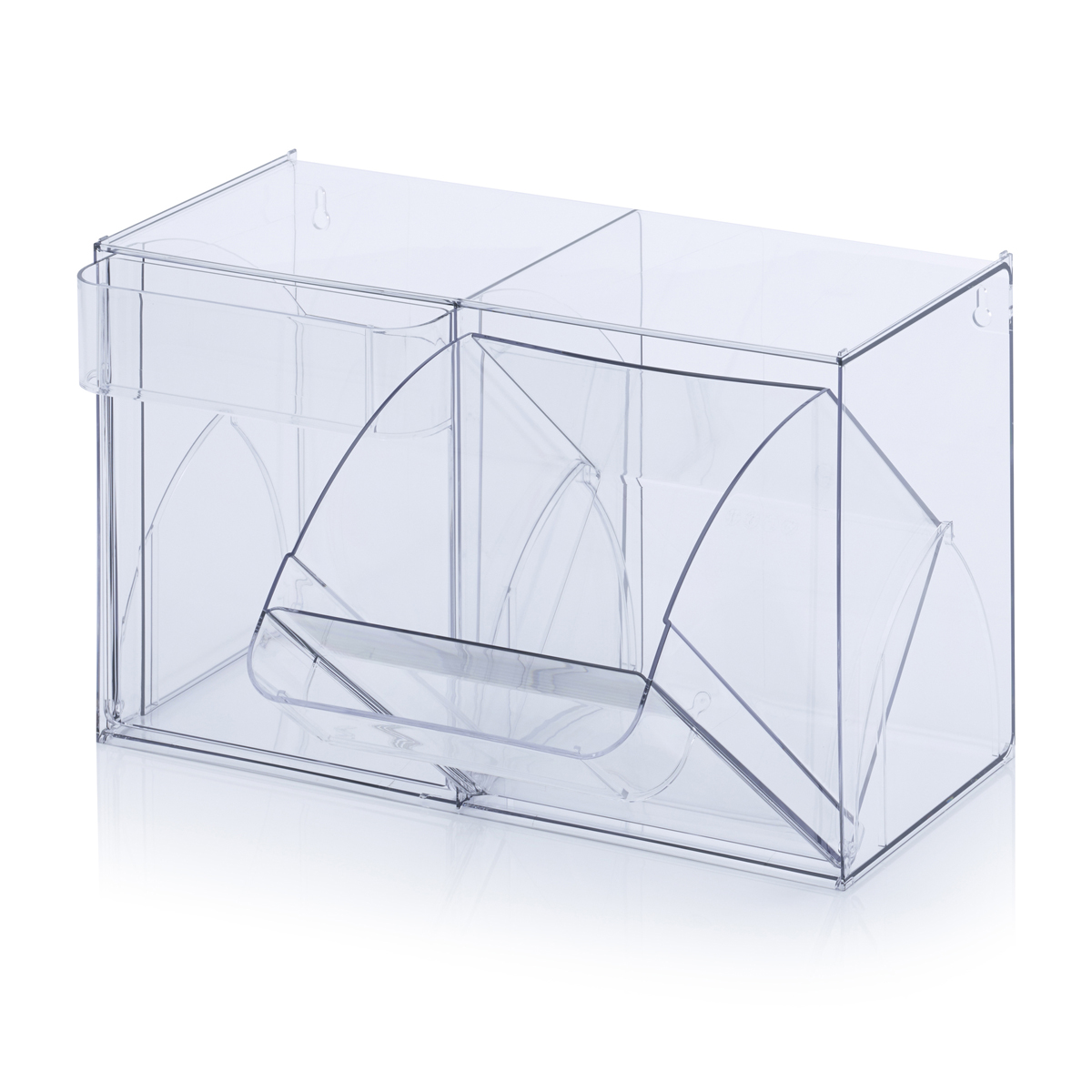 Transparente Kunststoff-Kippbehälter