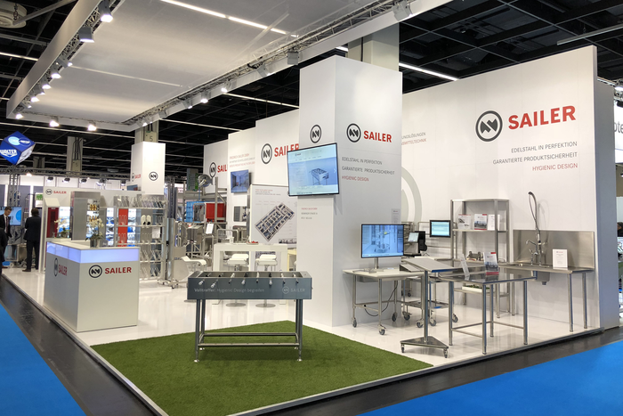 Messestand der Friedrich Sailer GmbH auf der Anuga FoodTec 2018 