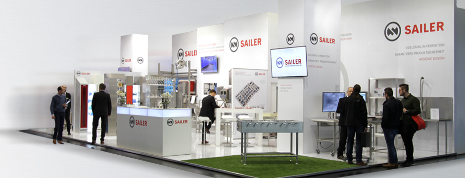 Messestand der Friedrich Sailer GmbH auf der Anuga FoodTec 2018