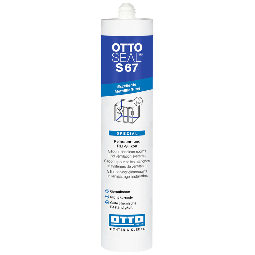OTTOSEAL&reg; S 67 geruchsarmes Reinraum- und RLT-Silikon, ArtNr.: DST_OS067