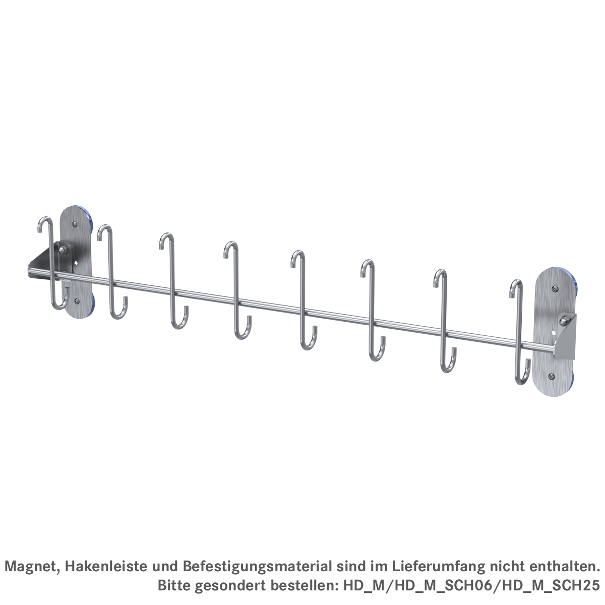 Adapterplatte für magnetische Montage von NTF-Leisten, ArtNr.: HD_M_NTF