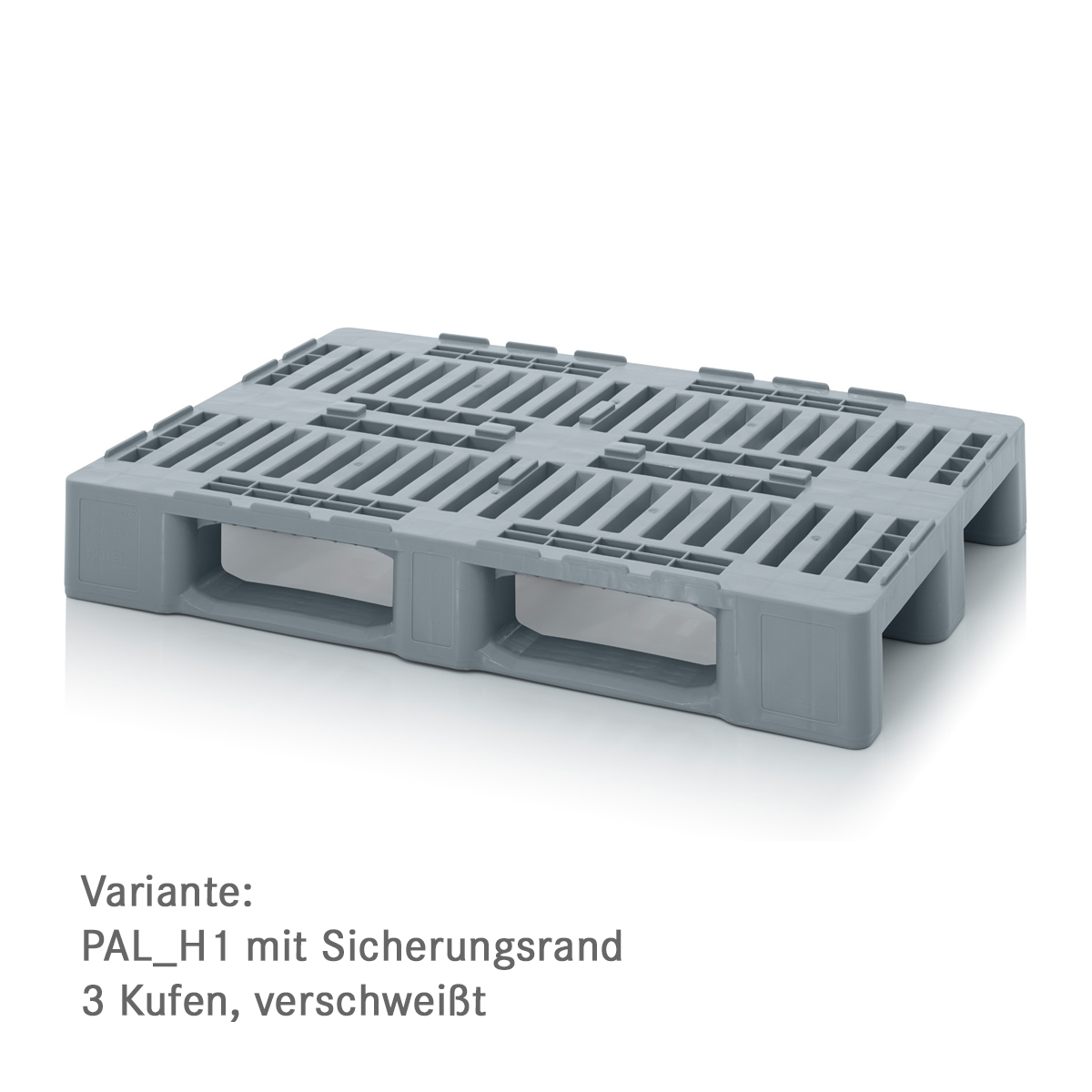 Hygiene-Palette mit Sicherungsrand für Lebensmitteltransport, ArtNr.: PAL_H1