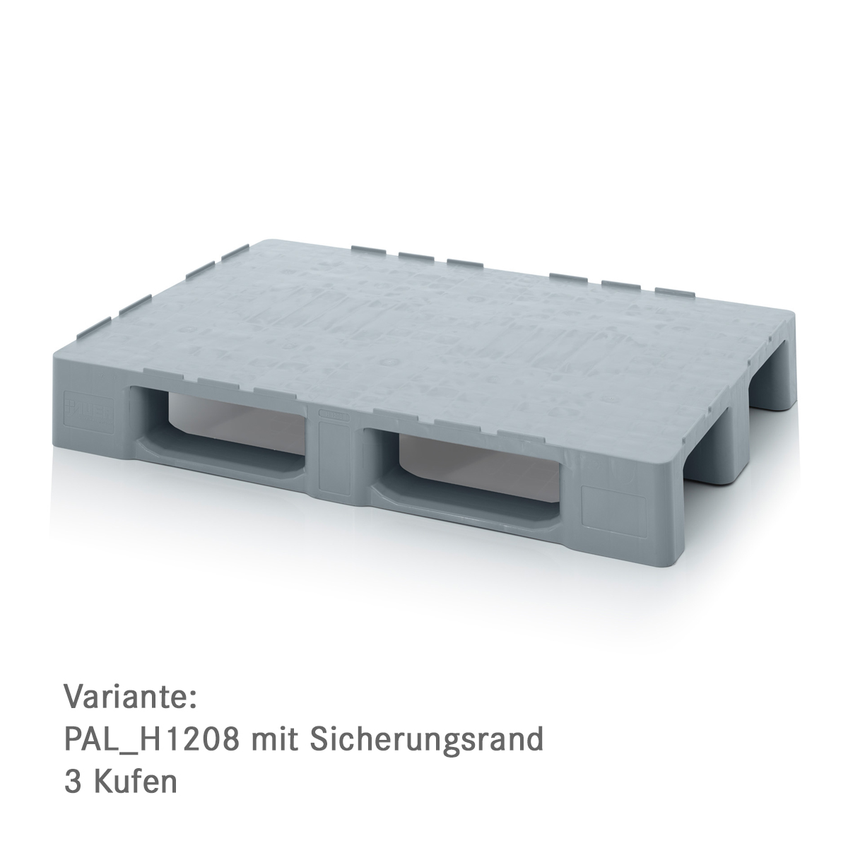 Reinraum-Palette mit Sicherungsrand, ArtNr.: PAL_H1208