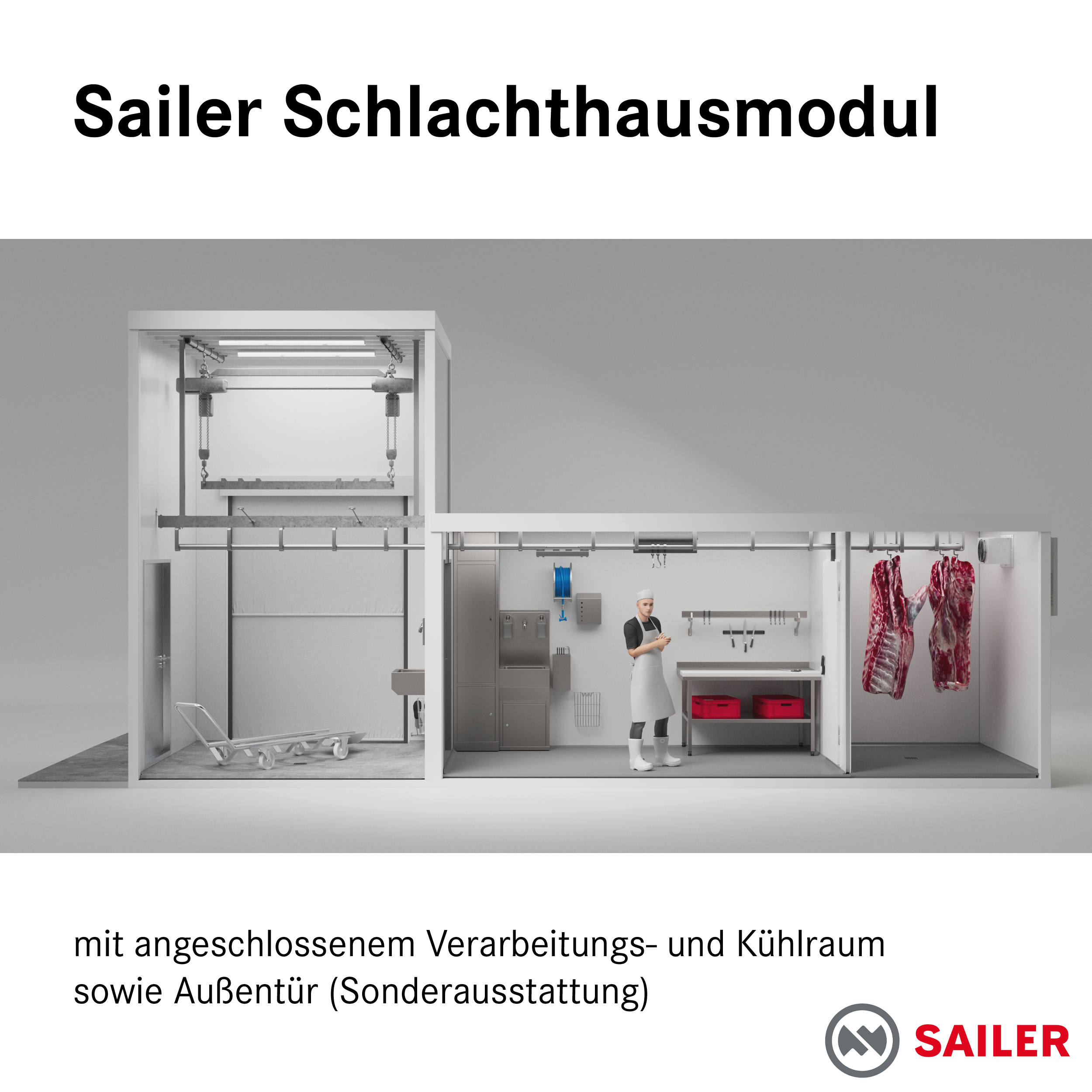 Sailer Schlachthausmodul, ArtNr.: SHM