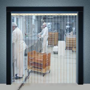 Streifenvorhang mit Edelstahlschiene, ArtNr.: SV